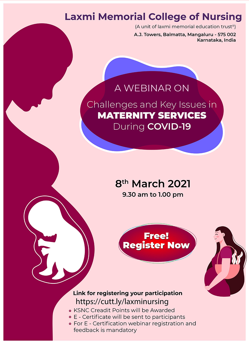 Webinar on challenges and key issues in maternity services During Covid
