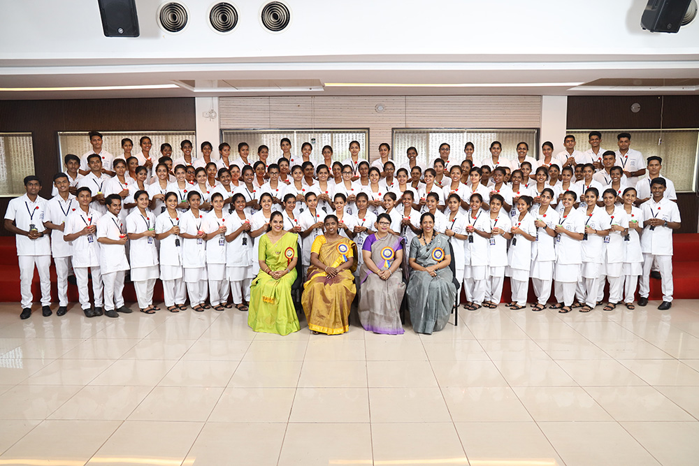 Lamp Lighting Ceremony Laxmi Memorial College Of Nursing